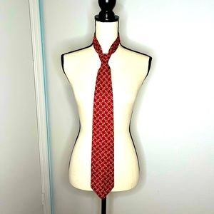 Peterborough Row Horsebit design silk tie